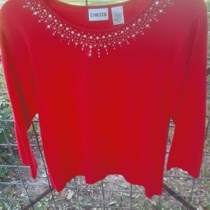 Chico's Red Shirt
